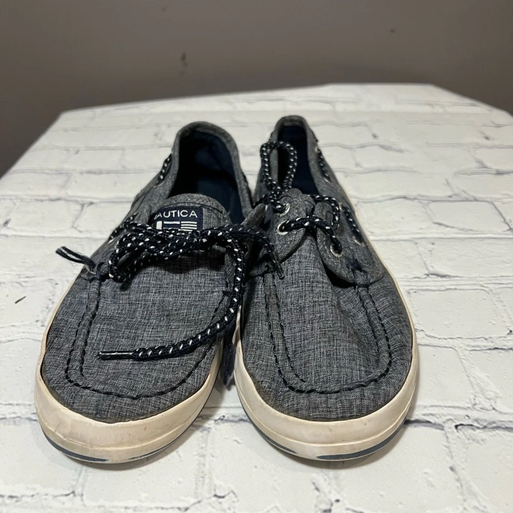 Girls' Nautica Boat Shoes, Size 4